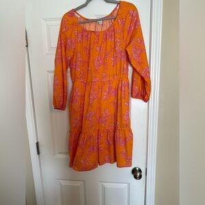 EUC JCrew Long Sleeve Sundress
